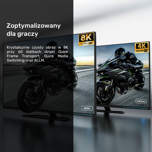 Unitek przewód 8K LUX HDMI 2.1 oplot 3 M na Arena.pl