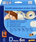 uszczelka gumowa 6m  d brązowa - usz 6 d   br