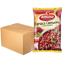 Amino Zupa błyskawiczna barszcz czerwony z majerankiem 66 g x 22 sztuk