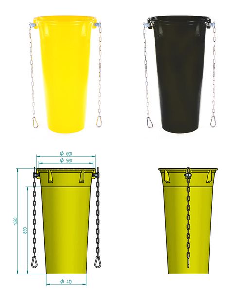 Zsyp do gruzu budowlany HIGHER zsypy 17 metrów zdjęcie 4