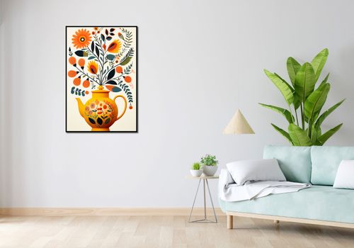 Plakat 67,5x100cm Bujna Herbata na Arena.pl