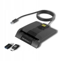 Czytnik kart chipowych USB 2.0 Qoltec SCR-0634 do tachografów kart ID