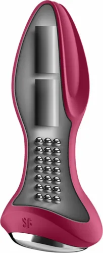 satisfyer rotator plug 2+ - silikonowy wibrujący korek z funkcją obrotu na Arena.pl