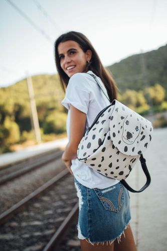 ORYGINALNY PLECAK WEGAŃSKI MUMKA DALMATYŃCZYK na Arena.pl