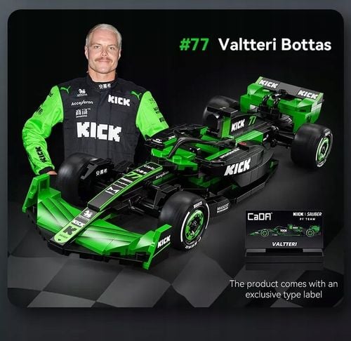 KLOCKI CADA BOLID FORMULA 1 KICK SAUBER F1 TEAM C44 314 EL. C55032W na Arena.pl