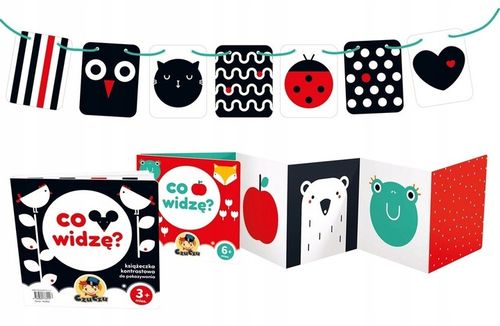 CzuCzu Starter Malucha Co Widzę Karty Kontrastowe 0-3-6 mies. 62312 na Arena.pl