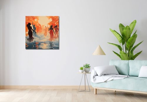 Obraz 70x70cm Taneczny Żar na Arena.pl