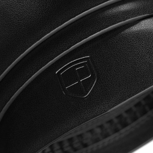 skórzany pasek męski w czarnym kolorze z automatyczną klamrą - peterson na Arena.pl