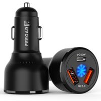 Feegar Szybka Ładowarka Samochodowa Qc3.0 66W 9A