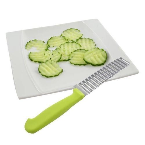 Nóż Karbowany Nożyk do Krojenia Frytek Warzyw Owoców Krajalnica Krajacz na Arena.pl