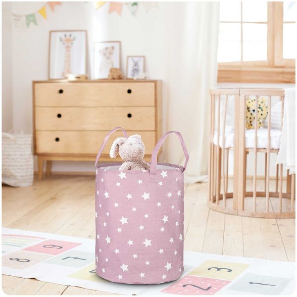 Kosz na zabawki Nukido - różowy zdjęcie 10