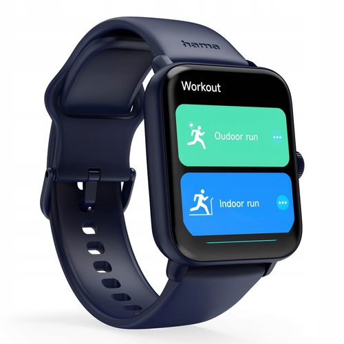 Smartwatch HAMA 6010 GPS Prostokątny Niebieski na Arena.pl