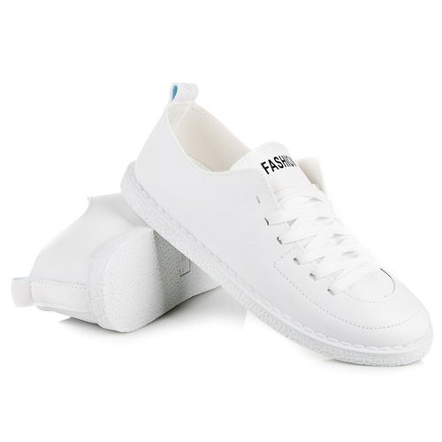 Białe wiązane trampki r.41 na Arena.pl