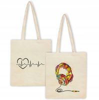 Torba z nadrukiem PREZENT SERCE LINIA ŻYCIA