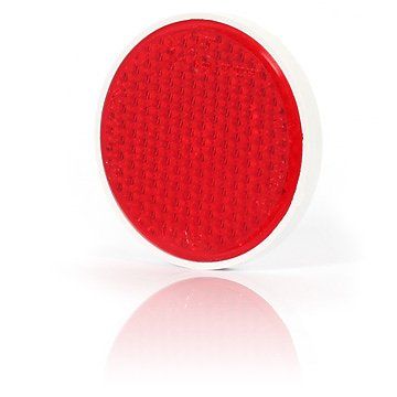 Odblask przykręcany czerwony okrągły śr. 75mm (28) zdjęcie 1