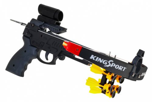 Kusza Dla Dzieci 6+ Zestaw Sportowy 7 El. + Tarcza + 5 Bełtów + Celownik na Arena.pl