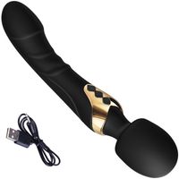 Wibrator Damski 2 Silniki Dwustronny Masażer Łechtaczki Dla Pań Par Usb