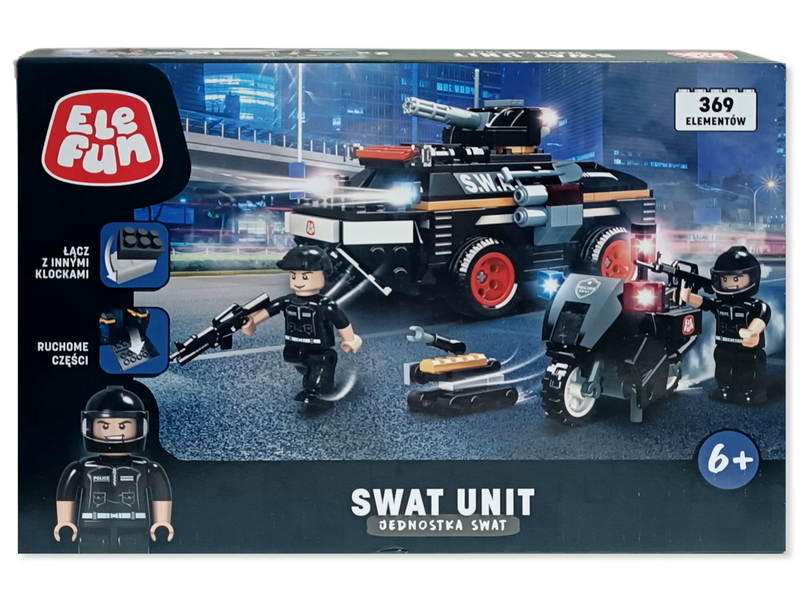 Klocki Elefun SWAT Unit - Jednostka SWAT C5002 zdjęcie 5