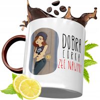 Kubek Bordowy Dla Córki Na Urodziny Prezent Z Nadrukiem Ze Zdjęciem