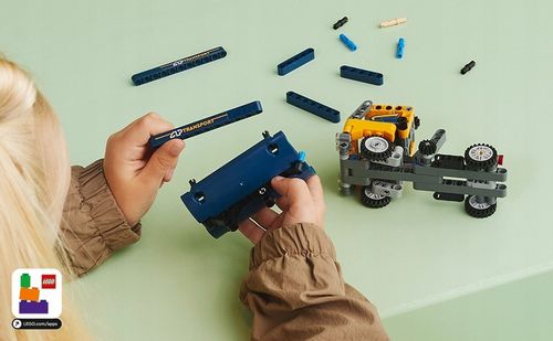 LEGO Technic 90087465 lego technic koparka wywrotka ciężarówka na Arena.pl