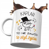Dla Kaplara Kubek Na Urodziny Imieniny Na Prezent Z Nadrukiem Ze Zdjęciem