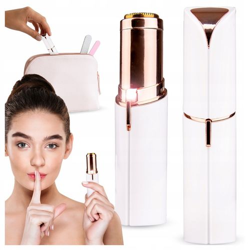 DEPILATOR TRYMER DAMSKI DO TWARZY DYSKRETNA GOLARKA BEZPRZEWODOWA na Arena.pl