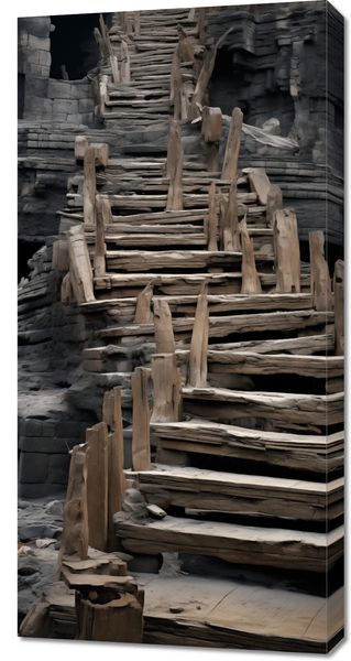 Obraz 50x100cm Schody do Nieznanego zdjęcie 1