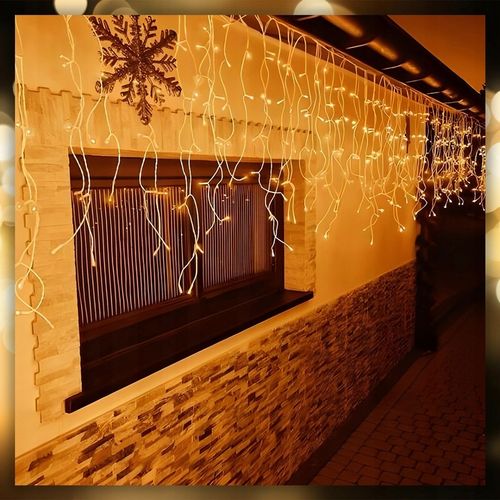 SOPLE LAMPKI CHOINKOWE ŚWIATEŁKA 300 LED 14,5M GRUBY KABEL FLASH ZEWNĘTRZNE na Arena.pl