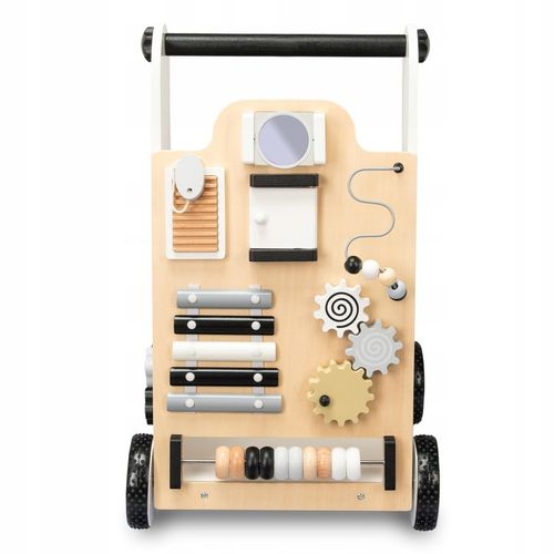 CHODZIK PCHACZ INTERAKTYWNY DLA DZIECI JEŹDZIK EDUKACYJNY 2W1 CZARNO-BIAŁY na Arena.pl