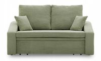 SOFA DORMA ZIELONA OLIWKOWA KANAPA Wersalka Rozkładana Wygodna POSO SZTRUKS