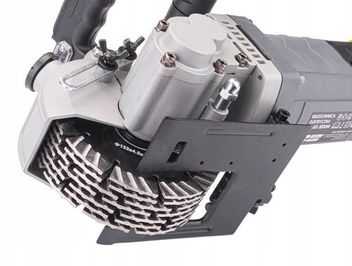 BRUZDOWNICA DO BETONU Z LASEREM 3000W WALIZKA 7 TARCZ SYSTEM ZRASZANIA na Arena.pl