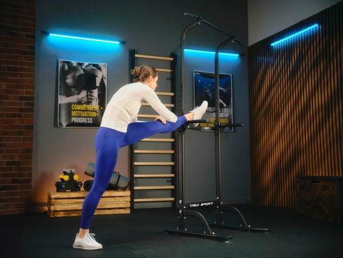 Poręcze do ćwiczeń dipów drążek do podciągania regulowany Trex Sport na Arena.pl