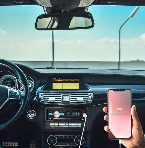 RADIO SAMOCHODOWE 1-DIN BLUETOOTH 5.0 USB SD AUX MP3 MIKROFON PILOT na Arena.pl