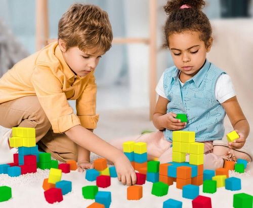 Klocki Konstrukcyjne Magnetyczne Edukacyjne Duże Zestaw Klocków Dla Dzieci na Arena.pl