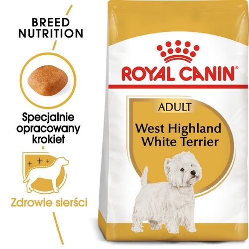 Karma dla psów dorosłych rasy West Highland White Terrier Royal Canin 1,5kg na Arena.pl