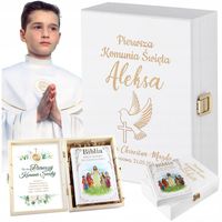 BIBLIA NA KOMUNIĘ PAMIĄTKA PIERWSZEJ KOMUNII ŚWIĘTEJ PREZENT NA KOMUNIĘ