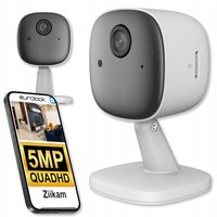 Kamera IP WiFi 5MPX QHD Elektroniczna Niania Monitoring Domu Sklepu Biura