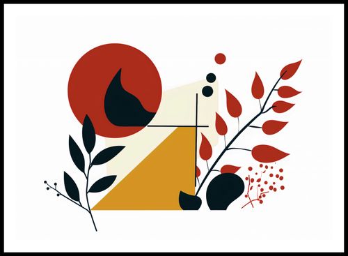 Plakat 84x59,5cm Ogień i Flora na Arena.pl
