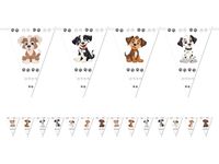 Girlanda flagi Pieski, 500 cm