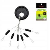 STOPER stopery czarne Cylindryczne Małe rozmiar L - 6 szt