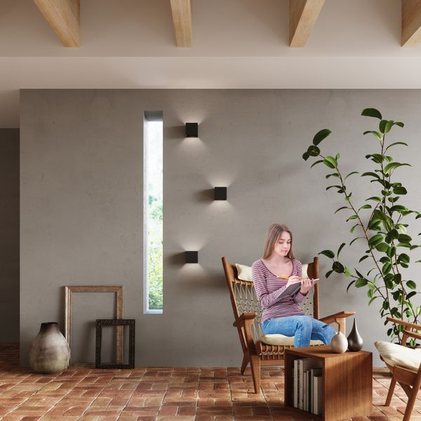 Kinkiet LUCA czarny LED IP54 zdjęcie 12