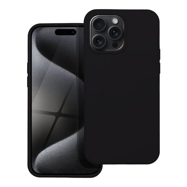 Futerał SILICONE do IPHONE 15 Pro Max czarny zdjęcie 1