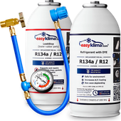 Zestaw Czynnik chłodniczy R134a + Uszczelniacz R134a 719g + Wąż Manometr