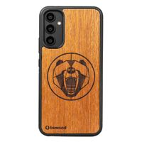 Drewniane Etui Bewood na Samsung Galaxy A54 5G NIEDŹWIEDŹ MERBAU