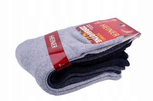 6x Grube skarpety THERMO Bawełniane BEZUCISKOWE na Arena.pl