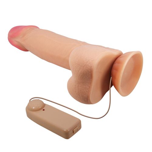 baile - sliding skin 8,5'' flesh vibration bendable suction base tpr abs na Arena.pl