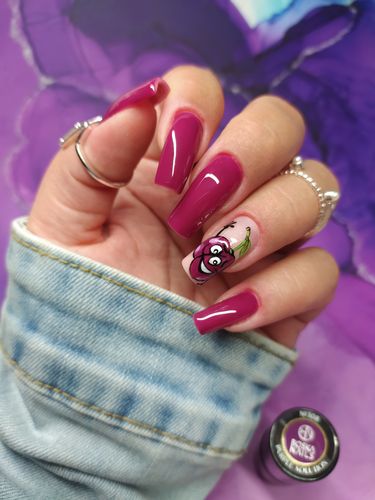BOSKA NAILS Lakier hybrydowy Purple Solution 308 - 6ml na Arena.pl
