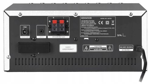 Wieża Kenwood M-9000S-S CD USB WIFI DAB+ Bluetooth FM 2 x 50 W Srebrna na Arena.pl