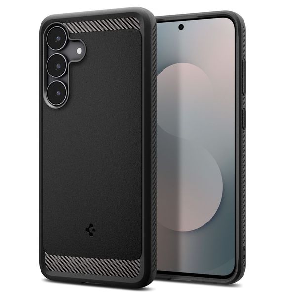 spigen rugged armor galaxy s25 fe matte black zdjęcie 1