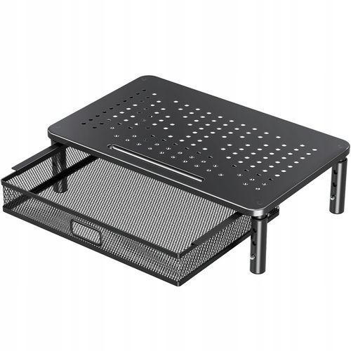 PODSTAWKA POD MONITOR LCD Z SZUFLADĄ LAPTOP REGULOWANA Z SZUFLADĄ na Arena.pl